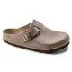BIRKENSTOCK Boston Natural Leather Oiled /tabacco marron (narrow)