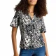 WHITE STUFF Annie Ss Jersey Shirt /navy print