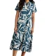 WHITE STUFF Rua Jersey Shirt Dress /marine motif