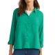 WHITE STUFF Sophie Organic Cotton Shirt /brt vert