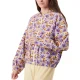 PICTURE ORGANIC Serenata Printed Veste W /alpine thistle motif