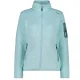 CMP Femme Knitted Melange Fleece Veste /opale bianco