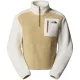 THE NORTH FACE Yumiori 1/4 zip w /kaki stone blanc dune