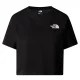 THE NORTH FACE Simple Dome Cropped Slim Tee W /tnf noir