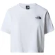THE NORTH FACE Simple Dome Cropped Slim Tee W /tnf blanc