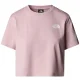 THE NORTH FACE Simple Dome Cropped Slim Tee W /metal rose