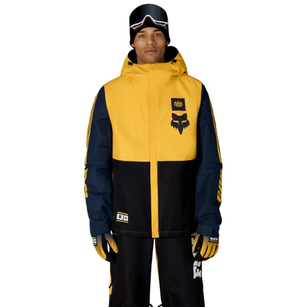686 Fox Racing Spec Insulated Veste /fox jaune colorblock
