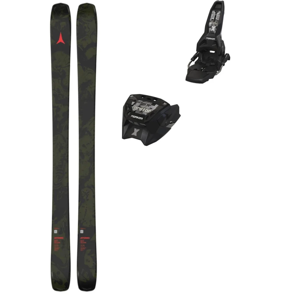 ATOMIC Bent Decode /multicolor + Fix MARKER Griffon X 13 /graphite black