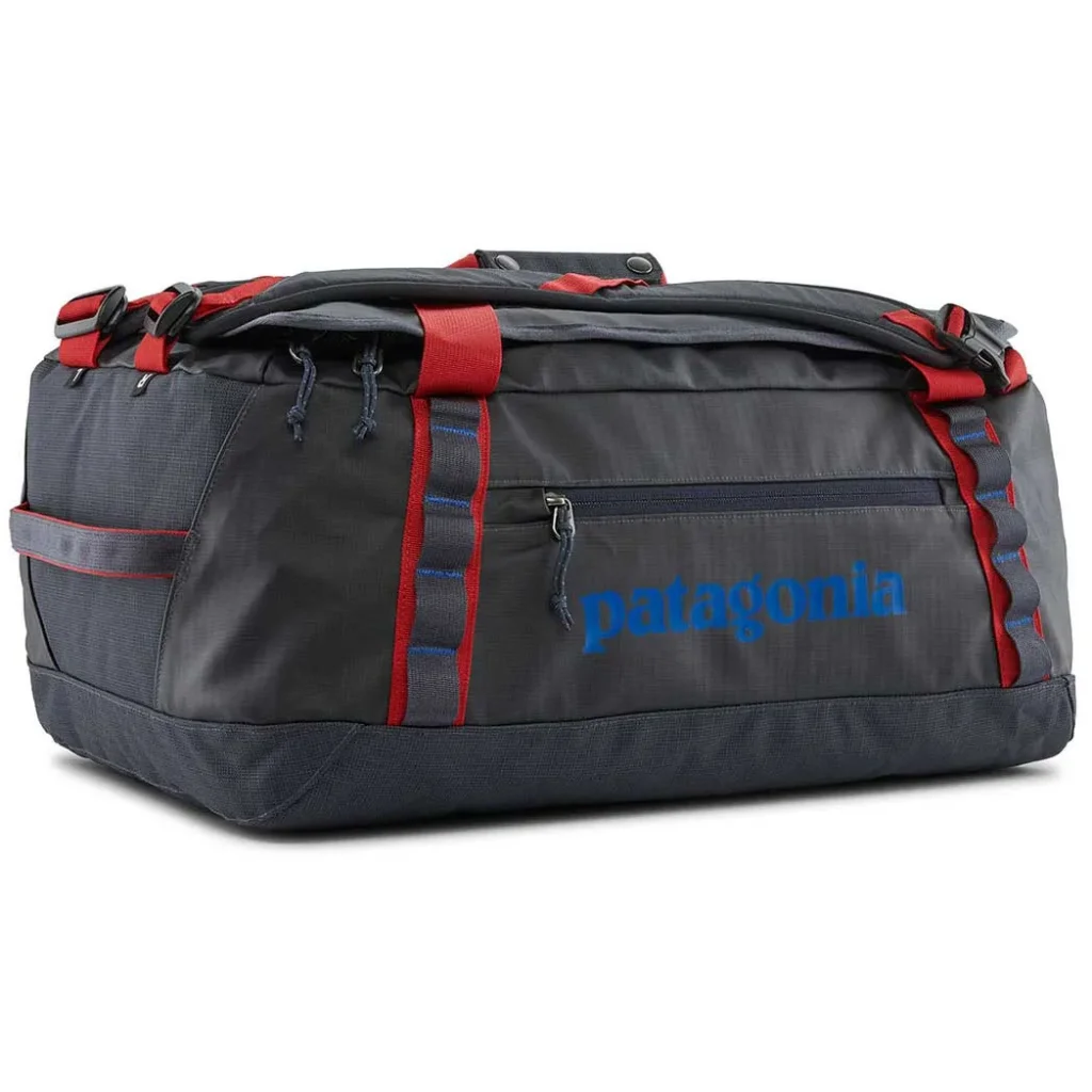 PATAGONIA Black Hole Duffel 40L /smolder bleu amanita rouge