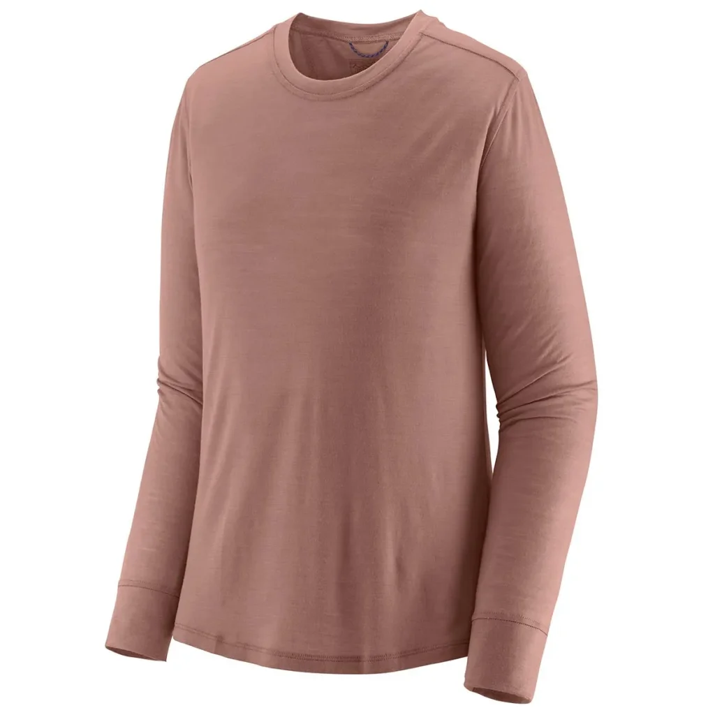PATAGONIA Cap Cool Merino Blend L/s Chemise w /moonrise taupe