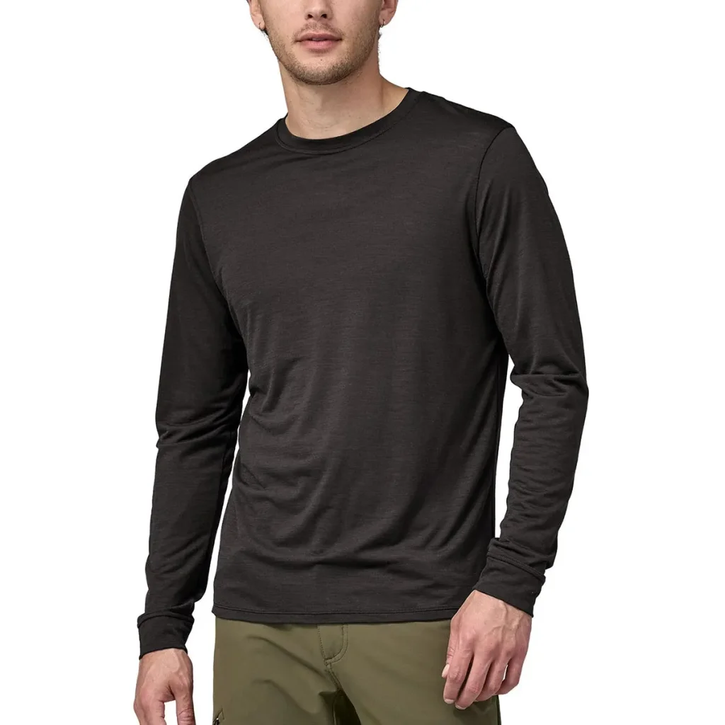 PATAGONIA Cap Cool Merino Blend L/s Shirt /black