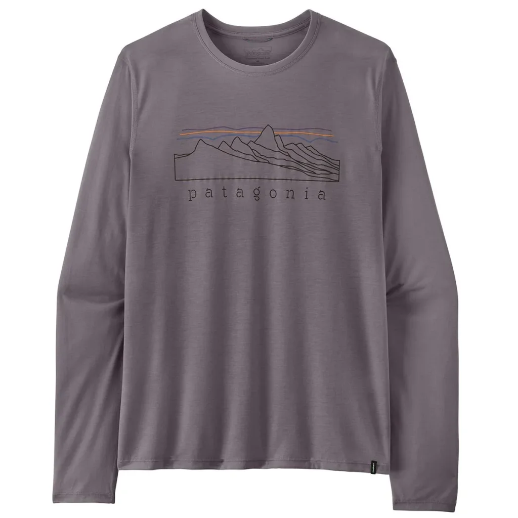 PATAGONIA Cap Cool Trail L/s Shirt Stratapeaks /may grey