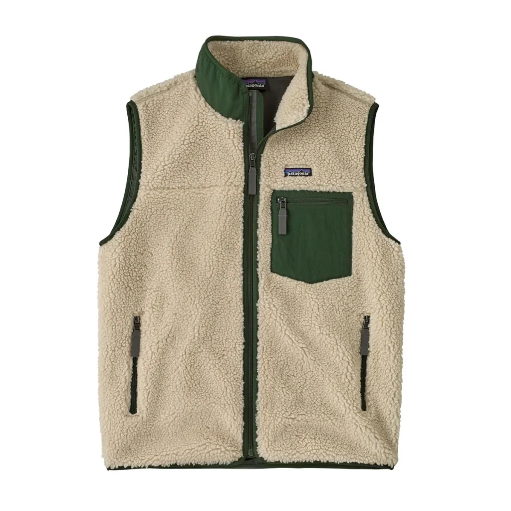 PATAGONIA Classic Retro-X Vest /foncé naturel w treeline vert
