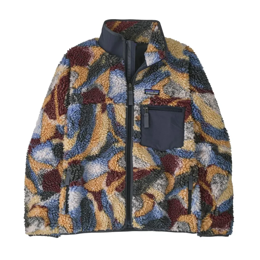 PATAGONIA Classic Retro-X Veste W /smudge smolder bleu