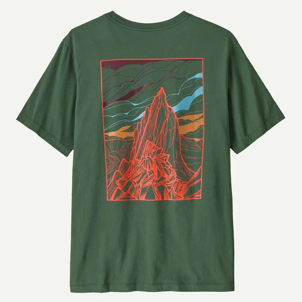 PATAGONIA Cloud Crag T-Shirt /canopy green