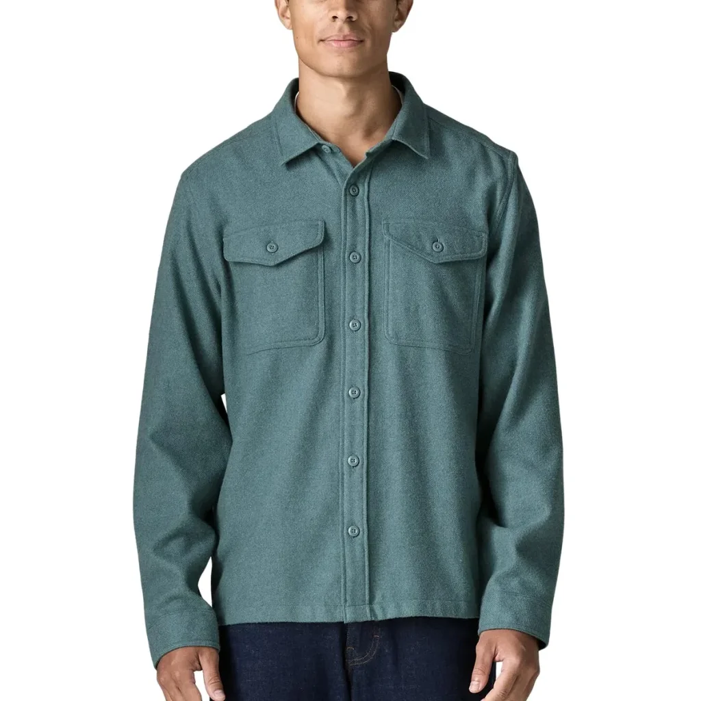 PATAGONIA Fjord Flannel Shirt /whole weave blue sage