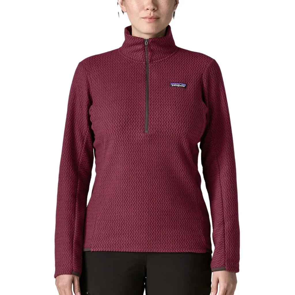 PATAGONIA R1 Air Zip Neck W /berry fig