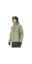 PICTURE ORGANIC Goods Veste /olivine + PICTURE ORGANIC Avening Strech Bib Pantalon /noir