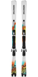 SALOMON Addikt Pro 76 + Fix Mi12 Gw F80 /blanc turquoise