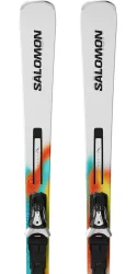 SALOMON Addikt Pro 76 + Fix Mi12 Gw F80 /blanc turquoise - SALOMON