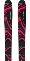 SALOMON Qst 106 /noir rose noir equipe rouge + Fix MARKER Squire 11 /noir - SALOMON