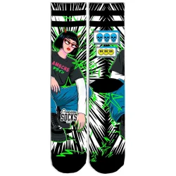 AMERICAN SOCKS Cyber Virus Mid High
