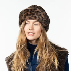 BARTS Fur Cable Bandhat /motif marron