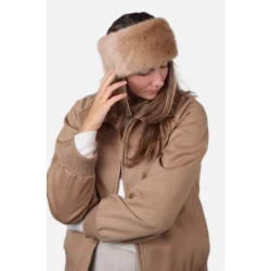 BARTS Fur Headband /light brown