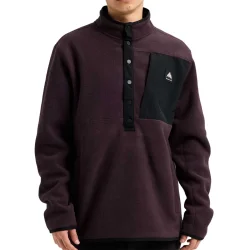 BURTON Cinder Pullover Fleece /bear hug marron - BURTON