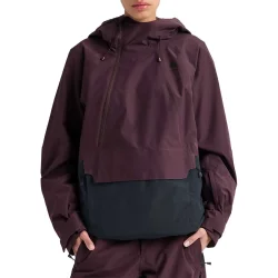 BURTON Reserve 2L Relaxed Anorak W /bear hug marron true noir - BURTON