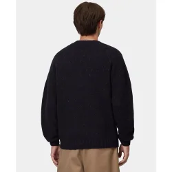CARHARTT-WIP Anglistic Sweater /speckled dark navy