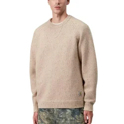 CARHARTT-WIP Anglistic Sweater /speckled fleur de sel - CARHARTT-WIP