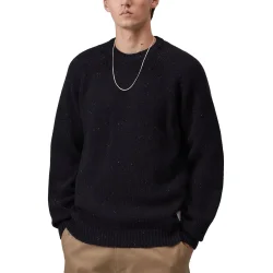 CARHARTT-WIP Anglistic Sweater /speckled foncé marine