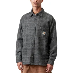 CARHARTT-WIP Bagley L/s Chemise /bagley check noir - CARHARTT-WIP