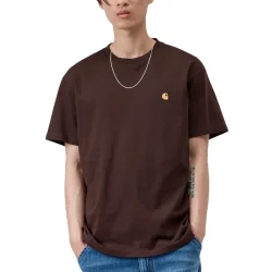 CARHARTT-WIP Chase Ss T-Shirt /palisander gold - CARHARTT-WIP