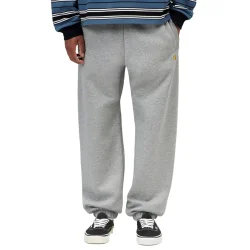 CARHARTT-WIP Chase Sweat Pantalon /gris chiné or - CARHARTT-WIP