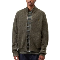 CARHARTT-WIP Curtis Sweater Jacket /tangled shungite - CARHARTT-WIP