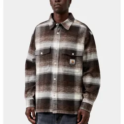 CARHARTT-WIP Esterson L/s Chemise /esterson check tobacco - CARHARTT-WIP