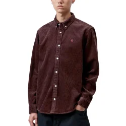 CARHARTT-WIP Madison Cord L/s Chemise /amarone - CARHARTT-WIP