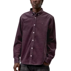 CARHARTT-WIP Madison Cord L/s Chemise /cozy violet - CARHARTT-WIP