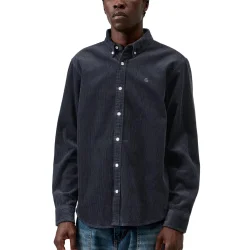 CARHARTT-WIP Madison Cord L/s Chemise /foncé marine - CARHARTT-WIP