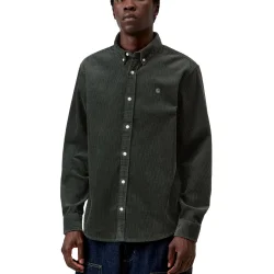 CARHARTT-WIP Madison Cord L/s Chemise /raven - CARHARTT-WIP