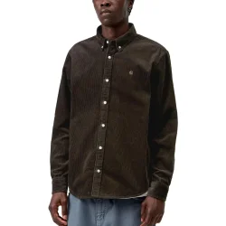 CARHARTT-WIP Madison Cord L/s Chemise /tobacco - CARHARTT-WIP