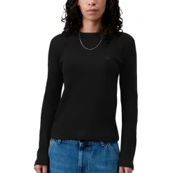 CARHARTT-WIP Philipa L/s t-Chemise w /noir - CARHARTT-WIP