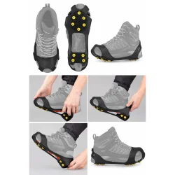 CMP Non Slip Spiked Crampons /Nero