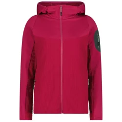 CMP Woman Jacket Fix Hood /Amaranto - CMP