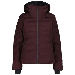 CMP Woman Jacket Fix Hood /Black Berry - CMP