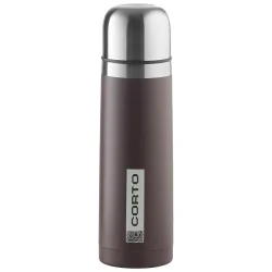 CORTO Gourde Isotherme Tasse 0.75L /marron - CORTO