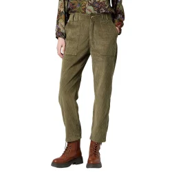 DEELUXE EST 74 Wendeli Pantalon /foncé kaki - DEELUXE-EST-74
