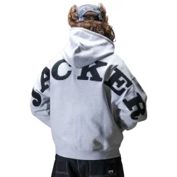 JACKER Notorious Hoodie Zip /Grey